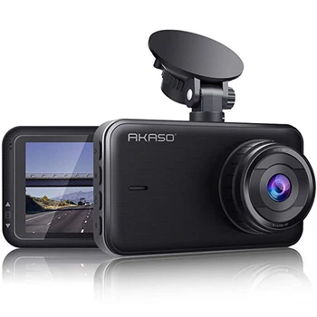 

AKASO C320 Dash Cam 1080P FHD 3 Inches IPS Screen, DVR Car Dash Camera Recorder with 170 Degrees Wide Angle Built in Loop Record