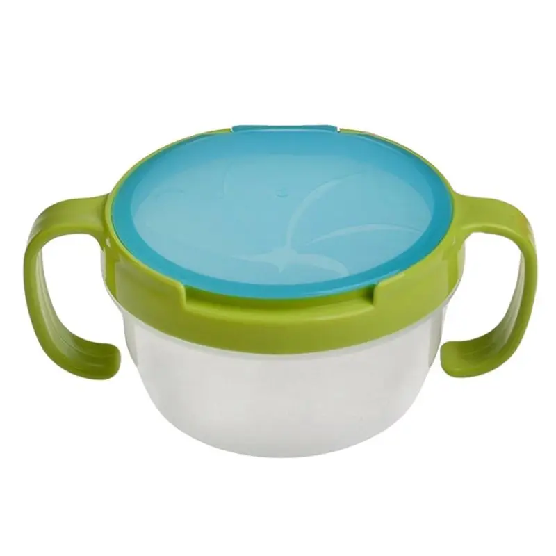 Kid 360 Rotate Spill-Proof Dishes Tableware Baby Snack Bowl Food Container Feeding Children Assist Double Handle Spill Proof Cup Kid 360 Rotate Spill-Proof Dishes Tableware Baby Snack Bowl Food Container Feeding Children Assist Double Handle Spill Proof Cup