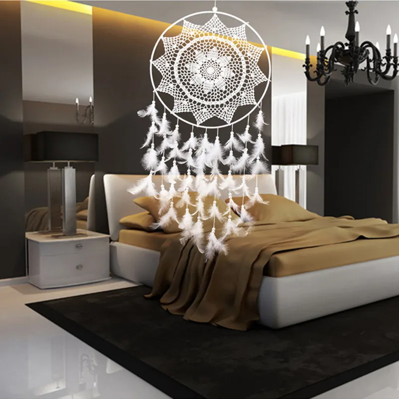 Big Large Indian Style Hanging Dream Catchers Christmas Home Decor Ornaments DIY Handmade Dreamcatchers New Year Decorations