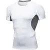 T-shirt de sport pour homme, qualité à séchage rapide, Crossfit, garde-cheveux, Compression, maillot de sport, pour la course à pied ► Photo 2/6