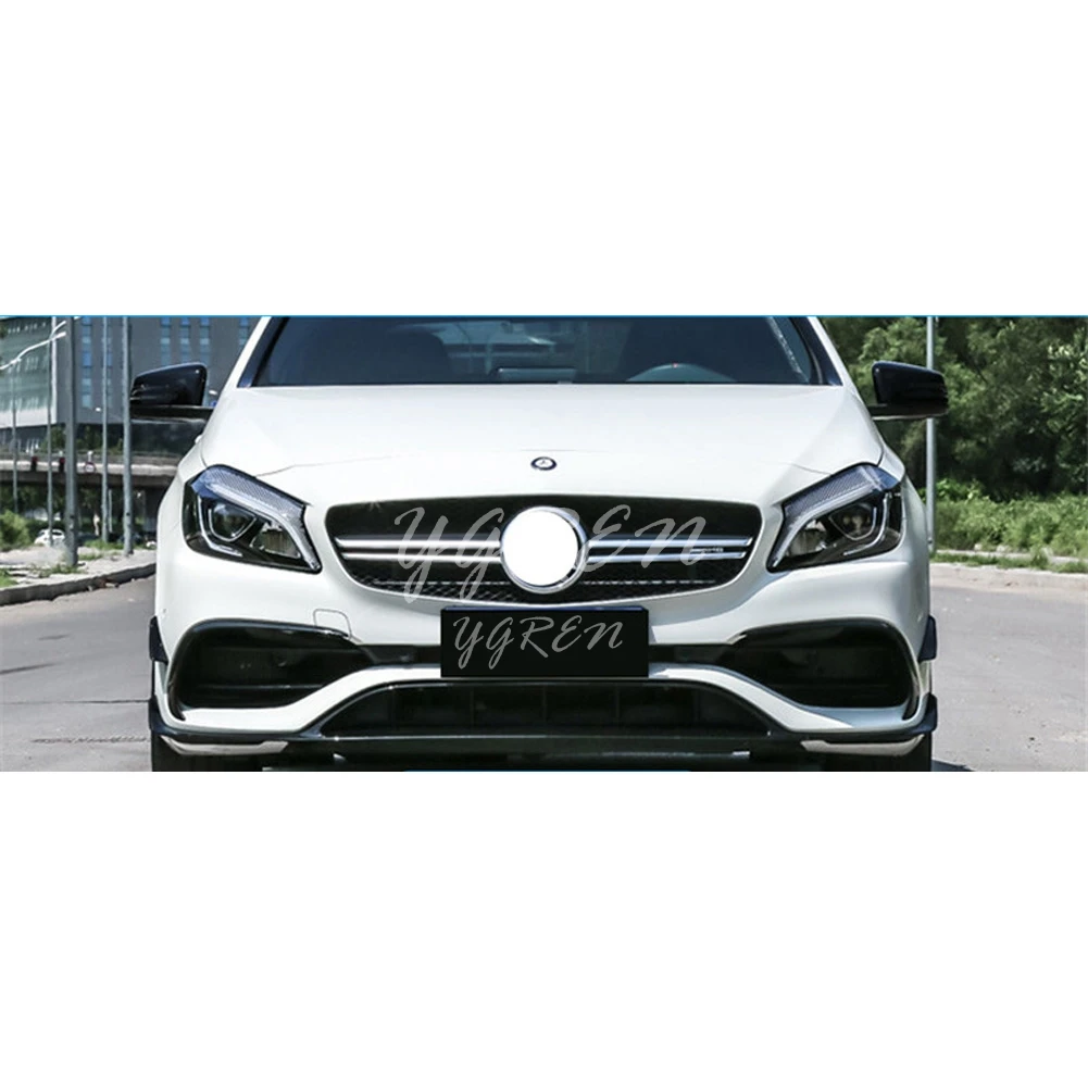 Решетка переднего бампера для Mercedes Benz A Class W176 A180 A200 A45 AMG 2013- авто гоночный гриль