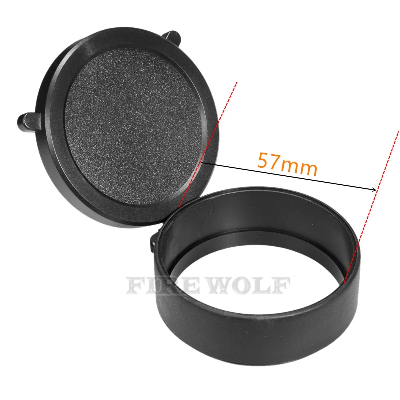Enhanced Rifle Scope Protective Lens Cover - Quick Flip Spring-Loaded Cap