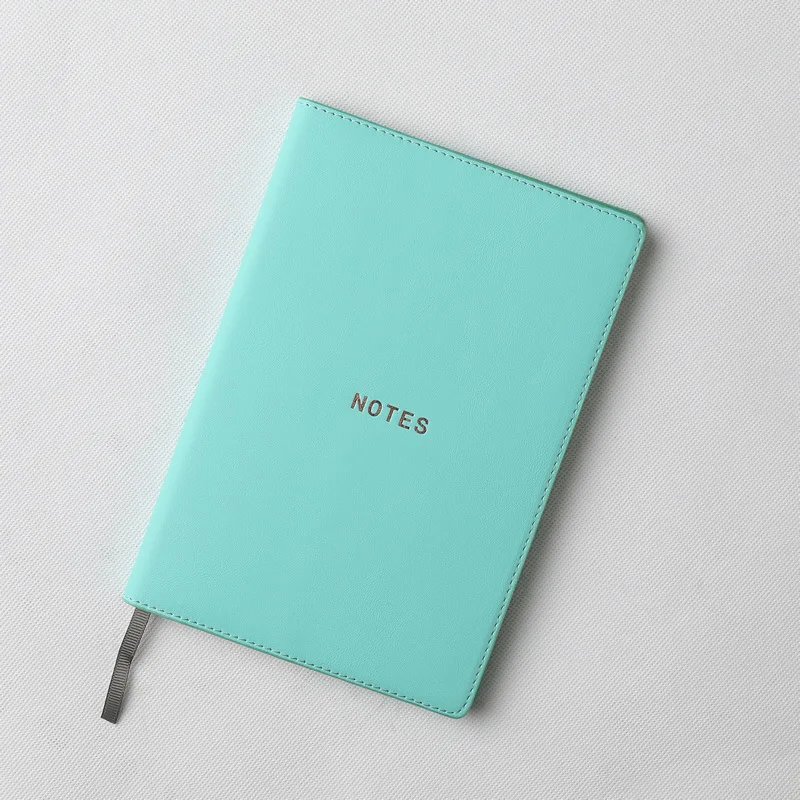 Bullet journal для планирования цели линия блокнот A5 PU Обложка Bullet journal 100 листов 7 цветов офисные и школьные принадлежности планировщик - Цвет: A5  100 sheets