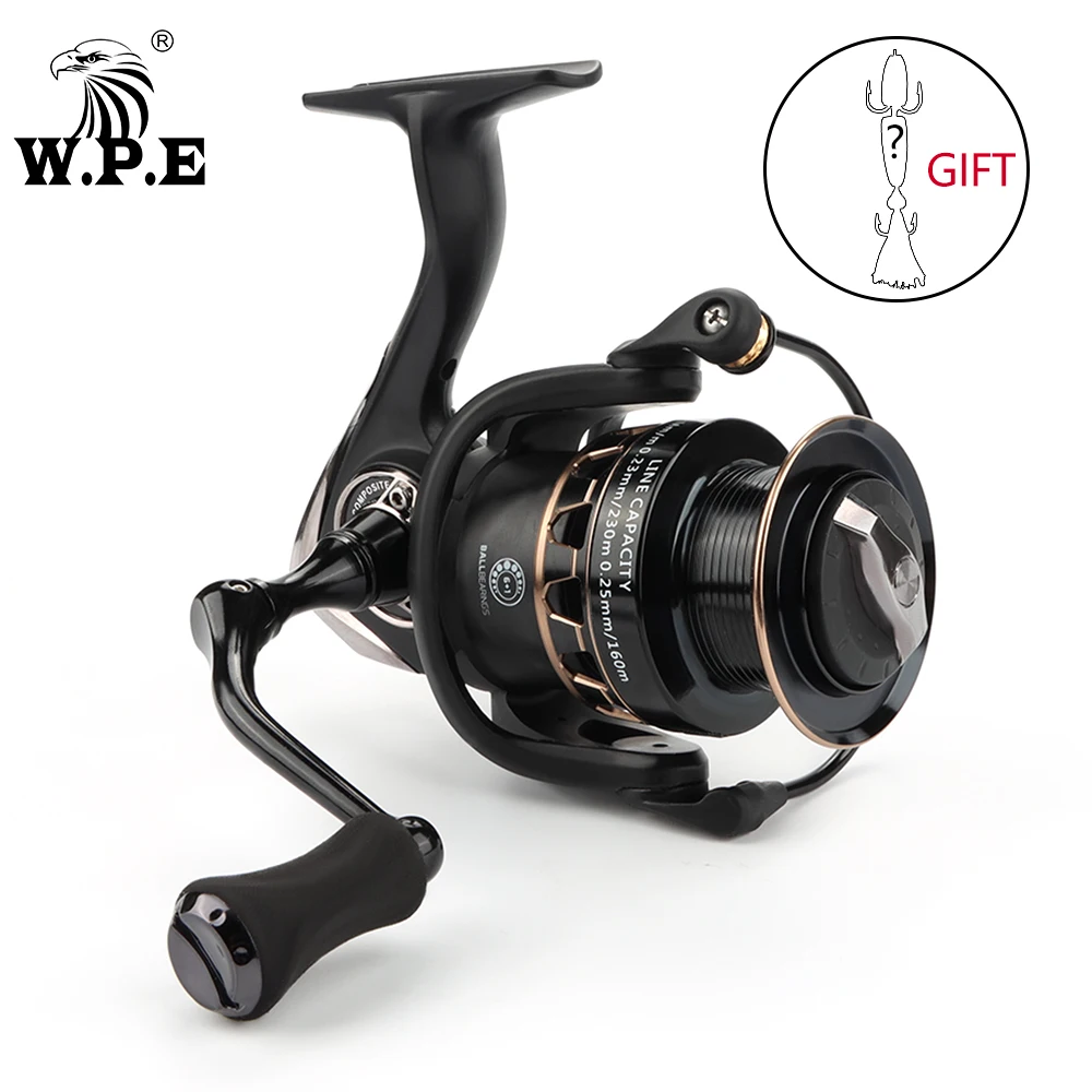 W.P.E TSD рыболовная Катушка 5 1: 1 катушка для спиннинга 2000/2500/3000/3500 6 + 1BBs макс. нагрузка