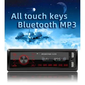 

Car Touch Screen Dual USB Hands-free Vehicle-mounted Audio Bluetooth MP3 Player 1 Din Auto Stereo Radio Video Display