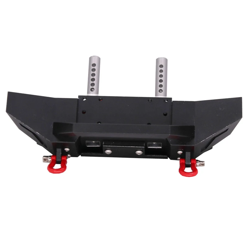

Hot Metal Front and Rear Bumper Spare Wheel Rack with Lights for 1/10 RC Crawler Trx4 Scx10 D90 Defender Axial Upgrade Accessori
