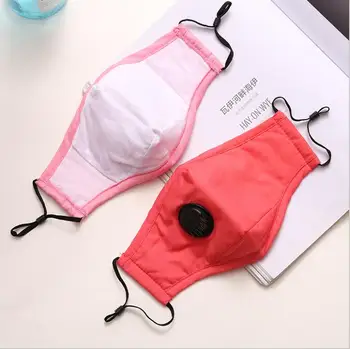 

1 Pc Anti Air Dust Pollution Respirator Washable Reusable Mouth Masks Protective 5 Layers PM2.5 Filter Masks Mascarilla