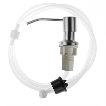 

NEW DIY Soap Dispenser Pump + Soap Dispenser Extension Tube Kit Kitchen Sink Stainless Steel Dispenser Pumps + Extension Tubes