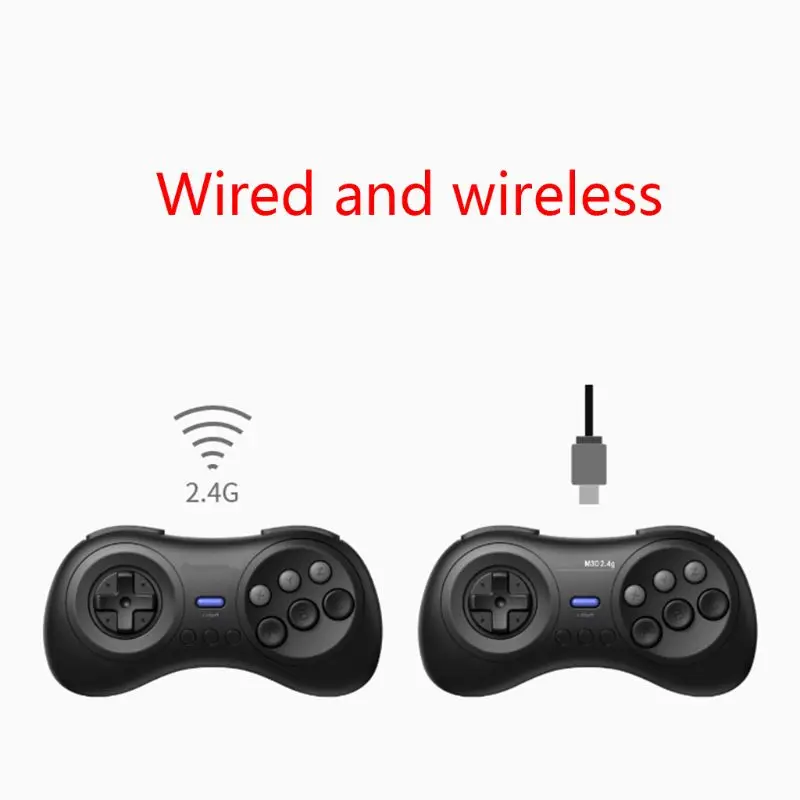 1 комплект M30 2,4G беспроводной геймпад контроллер для sega Genesis Mini/Switch