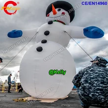 Воздуха гигантский надувной снеговик воздушный шар для продажи, дешевая Рождественская реклама надувной мультфильм