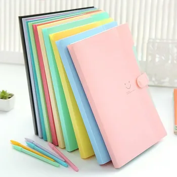 

New Portable High Quality Waterproof Office Plastic Folders Multi Pocket Organizer A4 File Expansion Document Folder Binder