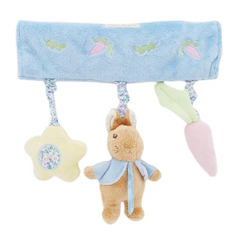 

1 Pcs New Soft Baby Rattle Early Educational Doll Animal Plush Comfort ToyBaby Infant Plush Toy Crib Bed Hanging Ring Bell Toy