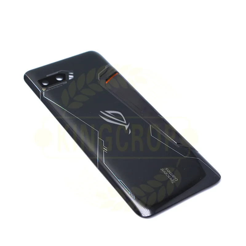 Задняя крышка для Asus ROG Phone II ZS660KL, стеклянный корпус, задняя крышка, Сменный Чехол+ объектив камеры для ASUS ZS660KL, задняя крышка