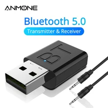 USB Bluetooth 5,0 аудио приемник передатчик автомобильный AUX кабель комплект Bluetooth передатчик для ТВ ПК беспроводной адаптер для автомобиля