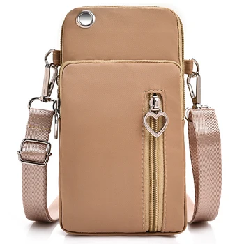 

arm pounch bag phone bag shoulder Women Sports Mini Square Bag Messenger Cellphone Pouch Key Wallet Mobile Phone Bag