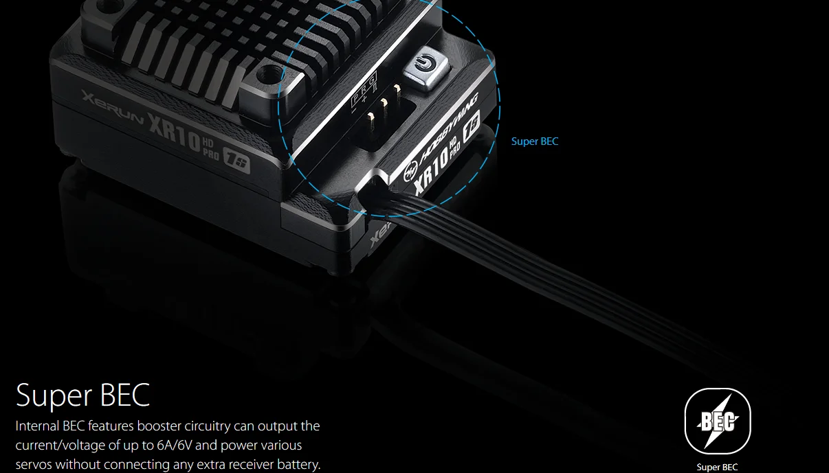 Hobbywing XeRun XR10 Pro 1S LIPO сверхмощный 120A ESC для 1/12 го масштаба Топ туринг гоночный автомобиль RC автомобиль