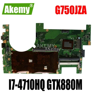 

G750JZA motherboard 2D REV 2.0 I7-4710HQ CPU Support GTX880M 4GB For Asus G750JZ G750J laptop motherboar 100% test shipping