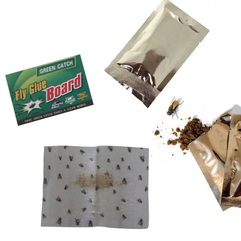 

Sticky Fly Paper Fly Insect Bug Glue Trap Device Mosquito Flies Catchers Killer Paper Eliminate Home Buzz