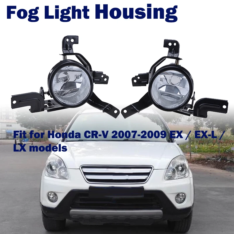 Fog Light Housing Bumper Lamp Frame Shell No Bulb Fit for HONDA CR V 2007 2008 2009 Car Accessories 08V31SWA1M002 08V31SWA100 |
