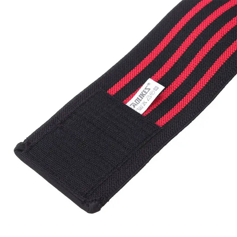 1PCS Knee Wrap Weightlifting Bodybuilding Elastic Reinforced Fitness Kneeband Strap