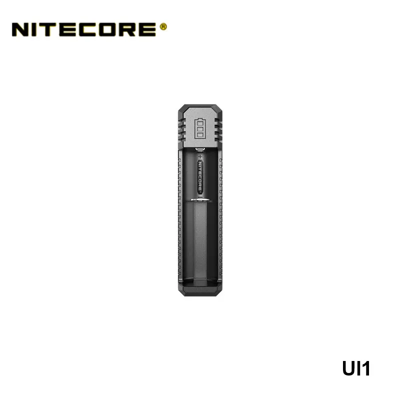 

Nitecore UI1 UI2 DC5V 2A 10W 800mA Max Portable 3.6V 3.7V 18650 26650 14500 20700 21700 Rechargeable Li-ion Battery USB Charger