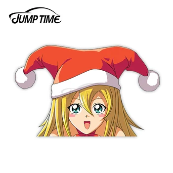 

Jump Time Dark Magician Girl Ecchi Navidad Christmas 8.1 Sexy Cute Anime Girl Vinyl Decal Waifu Peeker Big Head Car Stickers