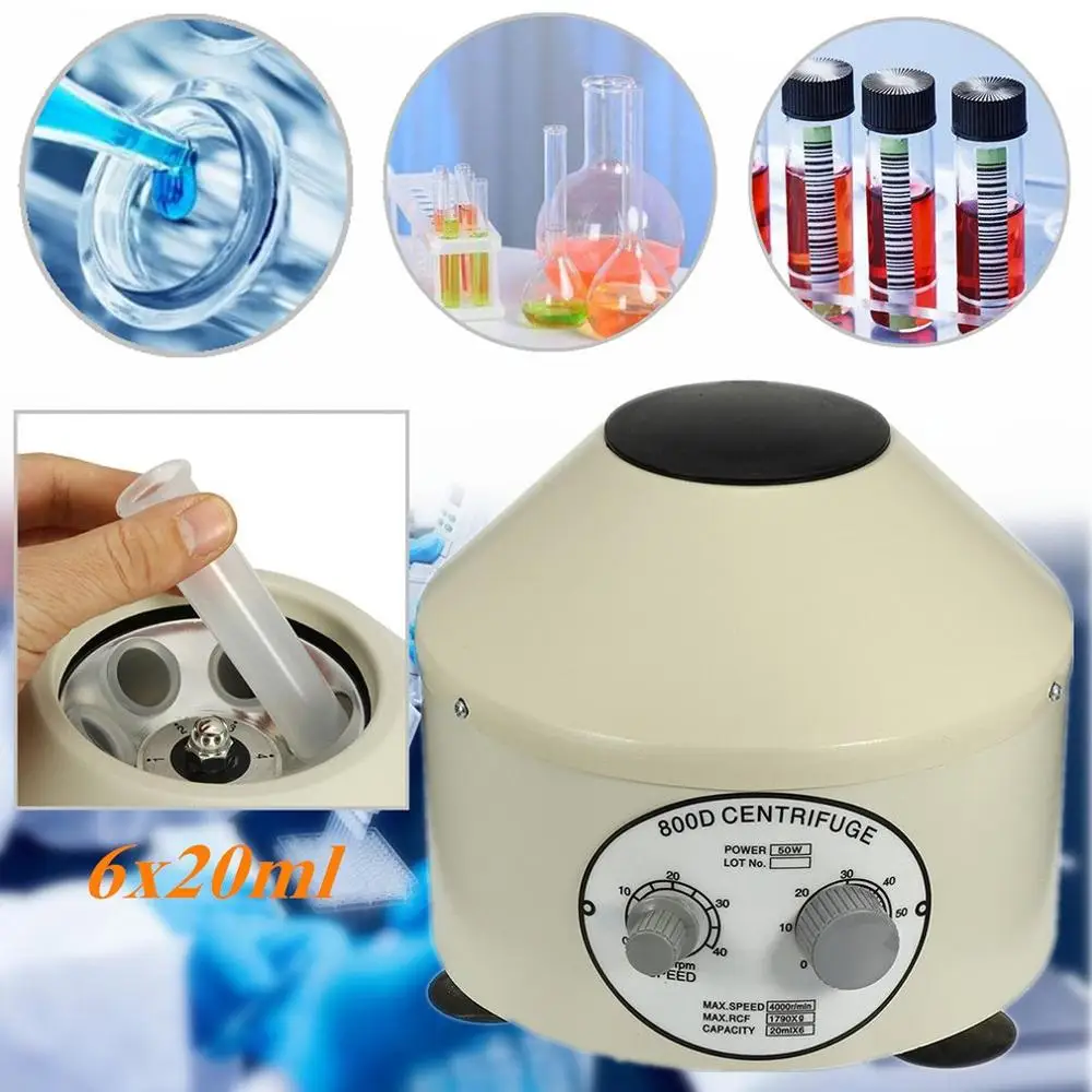 

Lower-speed Desktop Laboratory Centrifugal Machine Electrical Centrifuge 4000rpm 800D Timing Separation