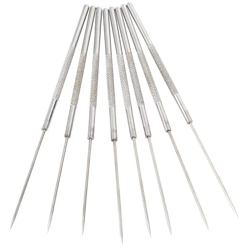 

8pcs Stainless Steel Probe Insect Dissection Needle Biological Dissecting Needle Anatomy Tools