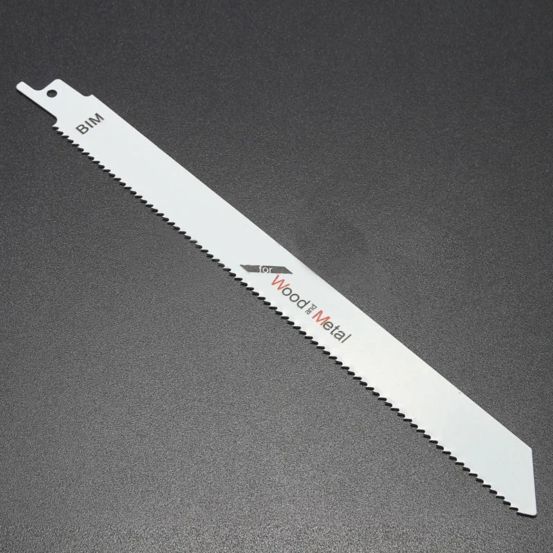 225mm 9" Inch BI-Metal Reciprocating Saw Blade Flexible for Metal  Wood Cutting 