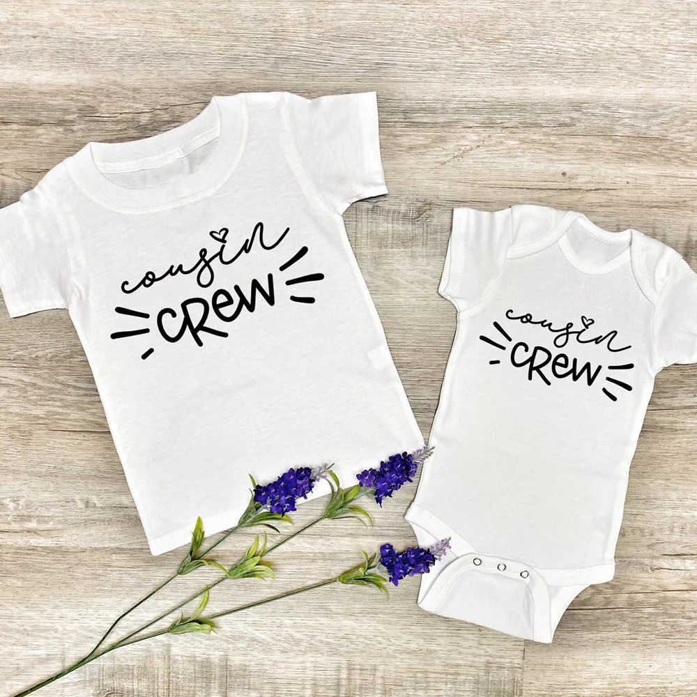 

Sibling Set Cousins Sibling Clothes Children's Gift Cousin Crew Cousin Shirt Cousin Family Outfit Baby Gift