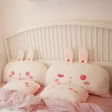Гигантская Лолита Банни кровать Подушка Фаршированная Подушка моющаяся Розовый Кролик плюшевая подушка Декор окна Спящая Подушка Принцесса Подарок