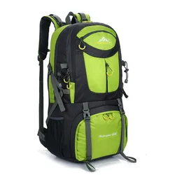 60L Men's Rucksack Backpack Oxford Camping Hiking Backpack Men Fashion Climbing Bag Waterproof Large Capacity Outdoor Backpack