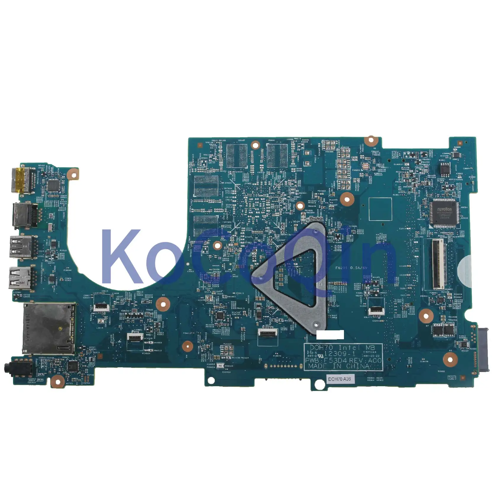 Greatest  KoCoQin Laptop motherboard For DELL Inspiron 17 7737 Core I7-4510U Mainboard CN-0NC2TM 0NC2TM DOH70