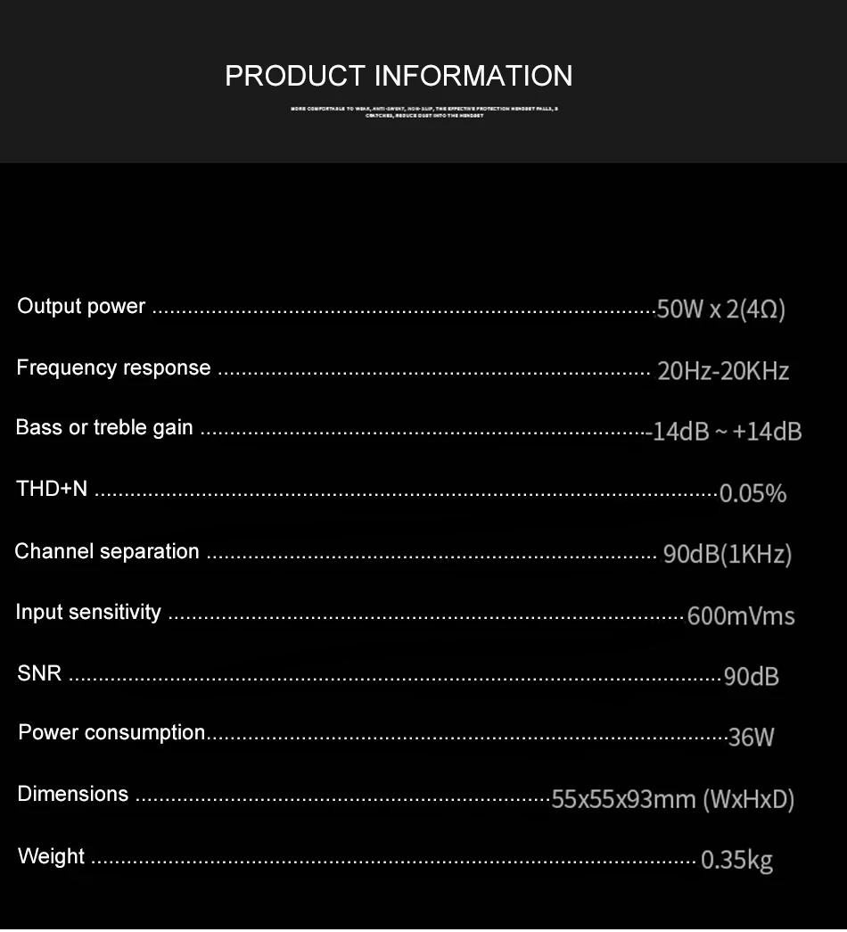 SMSL SA100 2*50 Вт TPA3116 Bluetooth 5,0 аудио усилитель Hifi стерео TPA3116D2 усилитель мощности