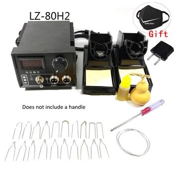 

60W AC 220V Wood Burning Soldering Irons Crafts Tools Pyrography Pen Professional Carving Pyrography Machine Kit Set EU Adapter