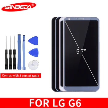 

Sinbeda 5.7"100% New For LG G6 LCD Display Touch Screen Digitizer Assembly H870 H871 H872 LS993 VS998 for LG G6 Display