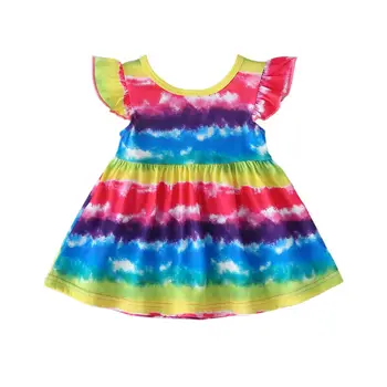 

Newborn Toddler Baby Girls Summer Dress Party Pageant Princess Dresses Sundress