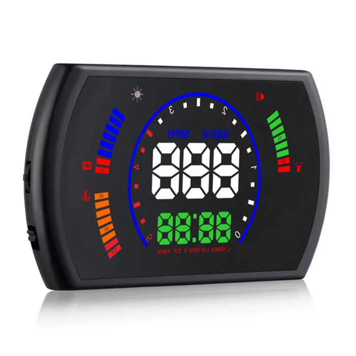 Горячие цифровые спидометры Hud Дисплей 5,8 дюймов большой экран с вождения одометром превышения скорости сигнализации X66