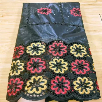 

African bazin riche 2020 new arrival Black Nigerian bazin riche fabric with beads brode bazin for women dress 18-85