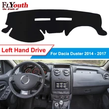 Для Dacia Duster крышка приборной панели автомобиля Dashmat Автомобильная приборная панель коврик солнцезащитный коврик ковер анти-УФ нескользящий 1 шт