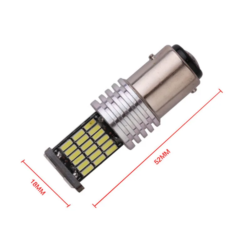 CARCTR 2 шт. Автомобильные стоп сигналы супер яркие 1156 4014 45SMD указатели поворота 12 В