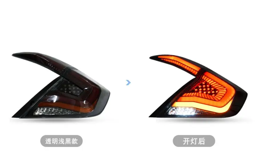 Автомобильный задний фонарь для Honda Civic 2016 лет|daytime lights|fog lightastra headlights |