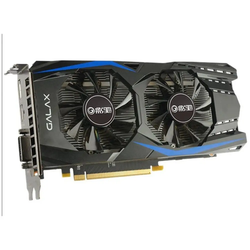 Мультимедийная Игровая видеокарта GTX950 с охлаждающим вентилятором портом HDMI VGA и