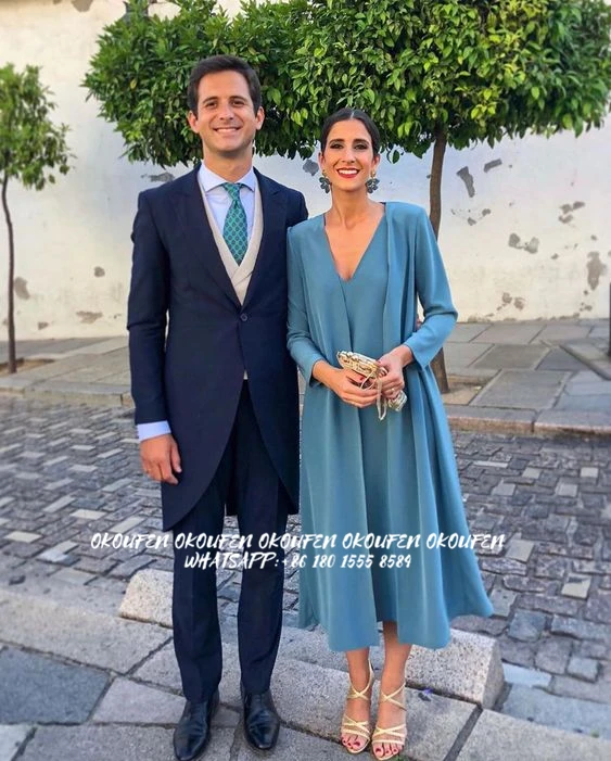 long jacket dresses for weddings