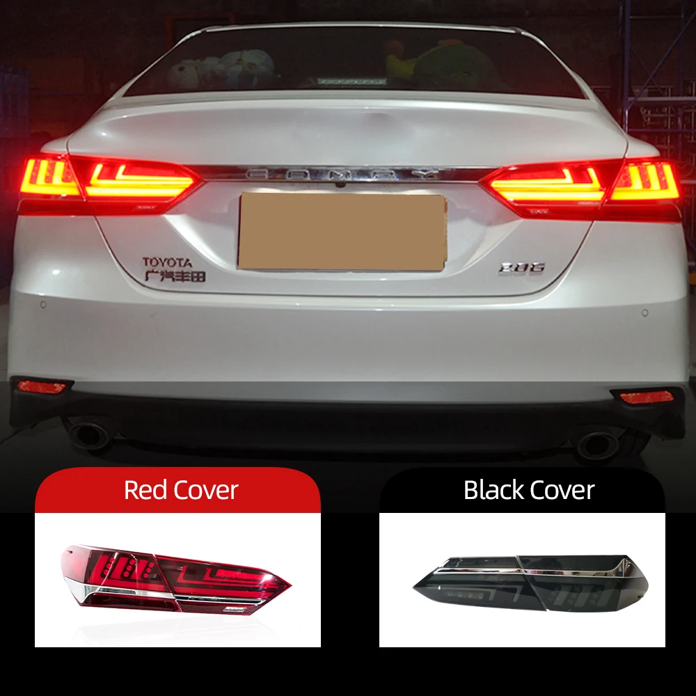 Автомобильный мигающий 2 шт. для Toyota camry 2018 2019 2020 тормозной задний фонарь
