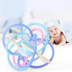 Детский прорезыватель, зубная палочка, клеевая погремушка для младенцев раннего возраста, Детская развивающая игрушка, Манхэттенский шар