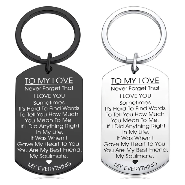 Boyfriend Birthday Gift Present  Mens Birthday Gifts Boyfriend - Love  Keychain Gift - Aliexpress