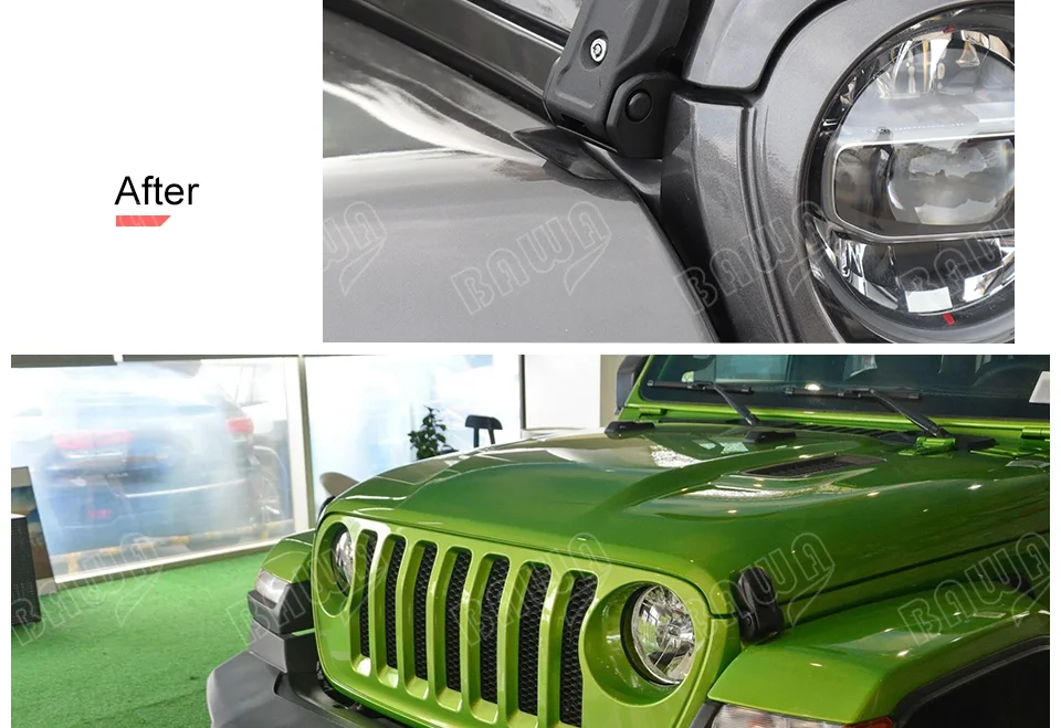 BAWA Замок капота защелка крышки пряжки крышка двигателя аксессуары для Jeep Wrangler JL