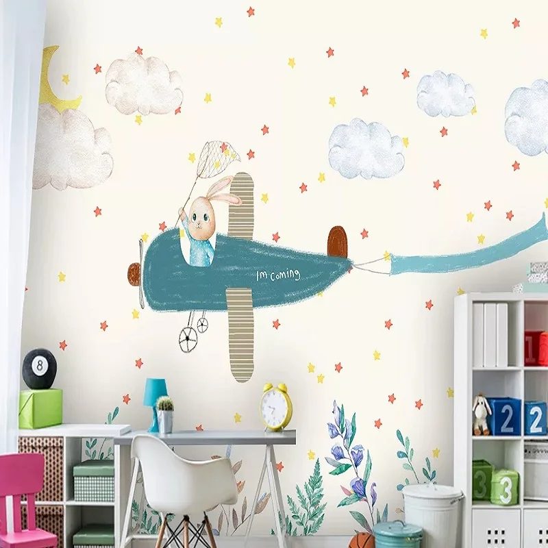 Blue Wendy Mall 100pcs 3D Stars Glow in Dark Luminous Fluorescent Plastic Wall Sticker for Kids Baby Room Bedroom Ceiling Home Decor