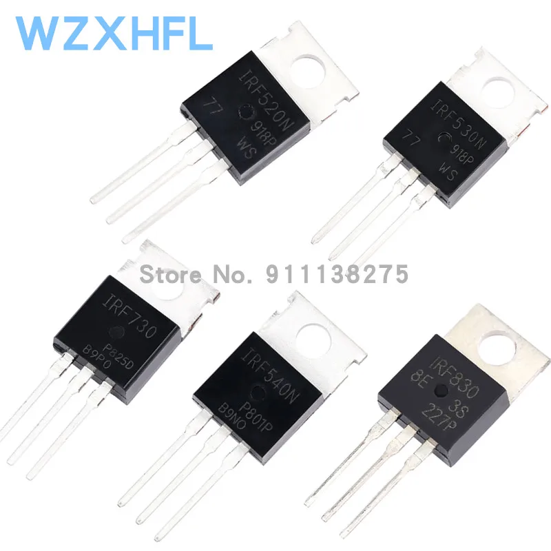 ТРАНЗИСТОР IRF510 IRF520 IRF540 IRF640 IRF740 IRF840 LM317T TO-220 LM317 IRF540N IRF630N IRF640N IRF730 10 шт. | Электронные